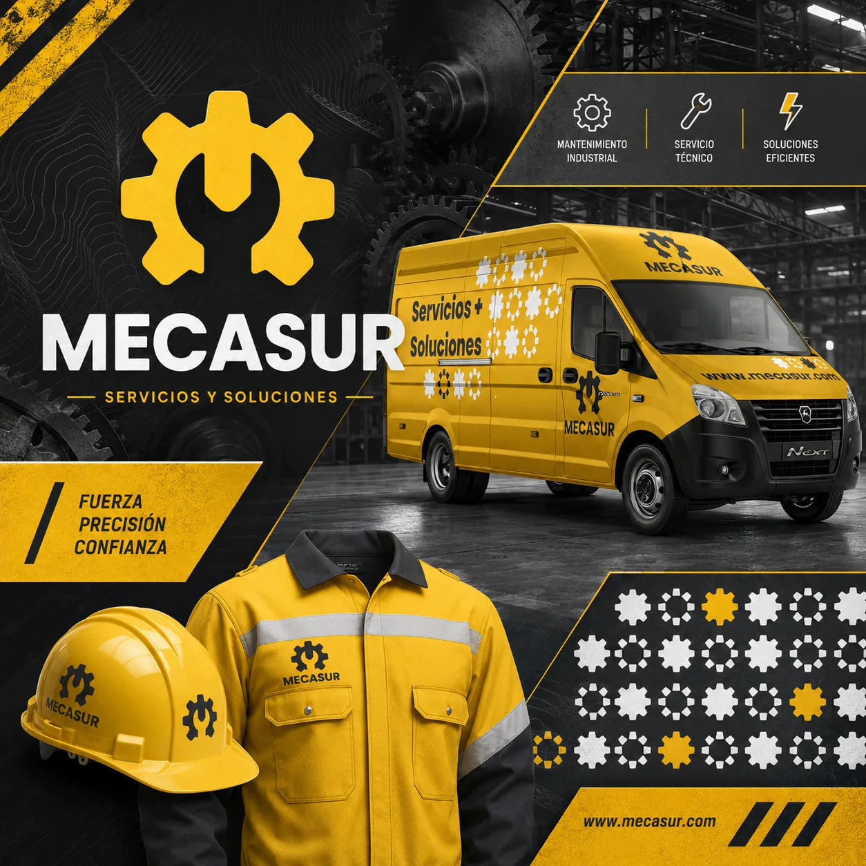 Mecasur branding industrial